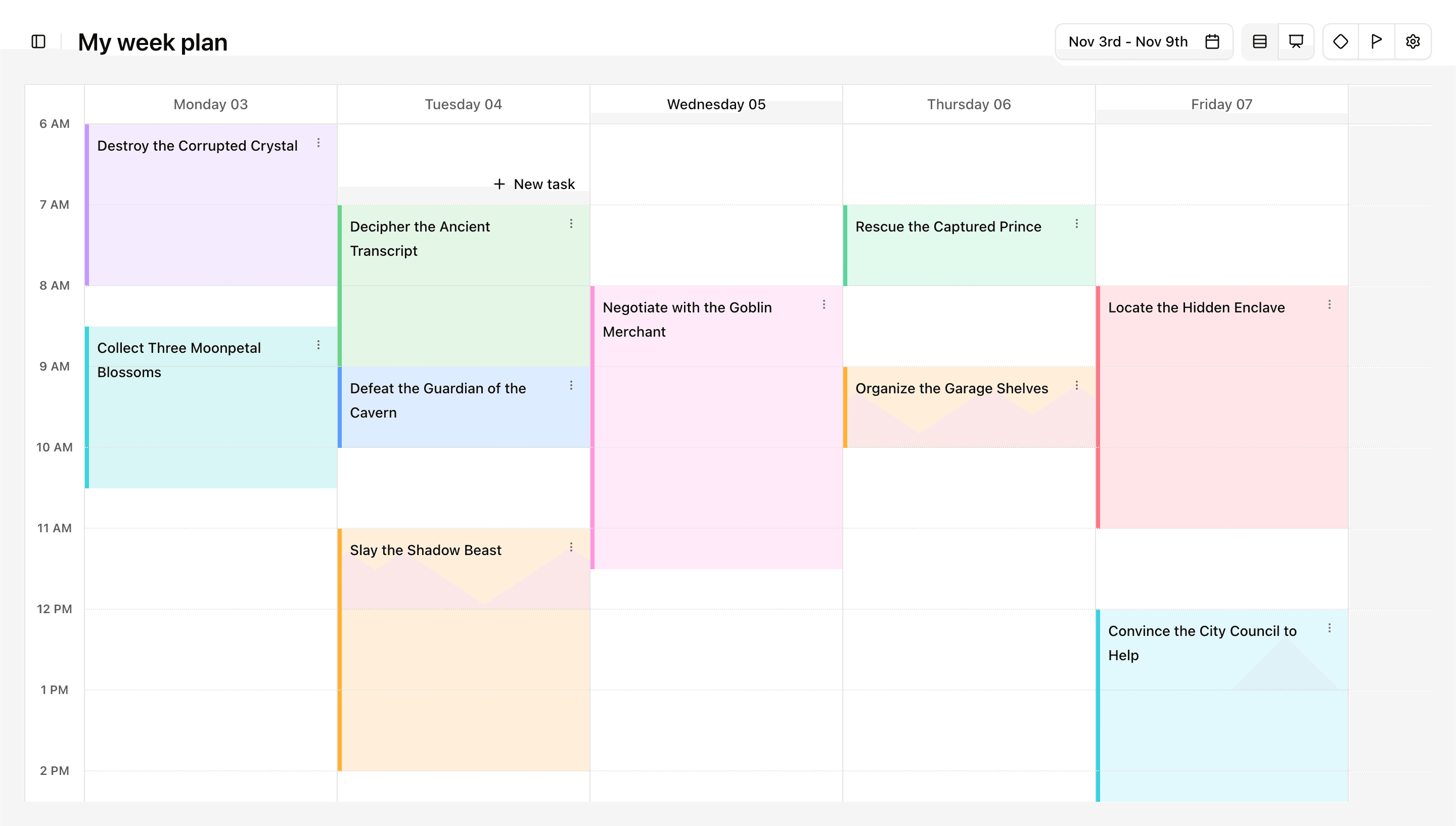 Application interface preview